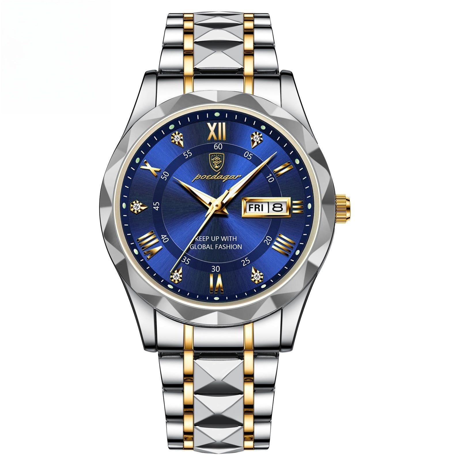 Men's Waterproof Double Calendar Luminous Quartz Watch - 𝓢𝓱𝓸𝓹𝓵𝓮𝓬𝔂