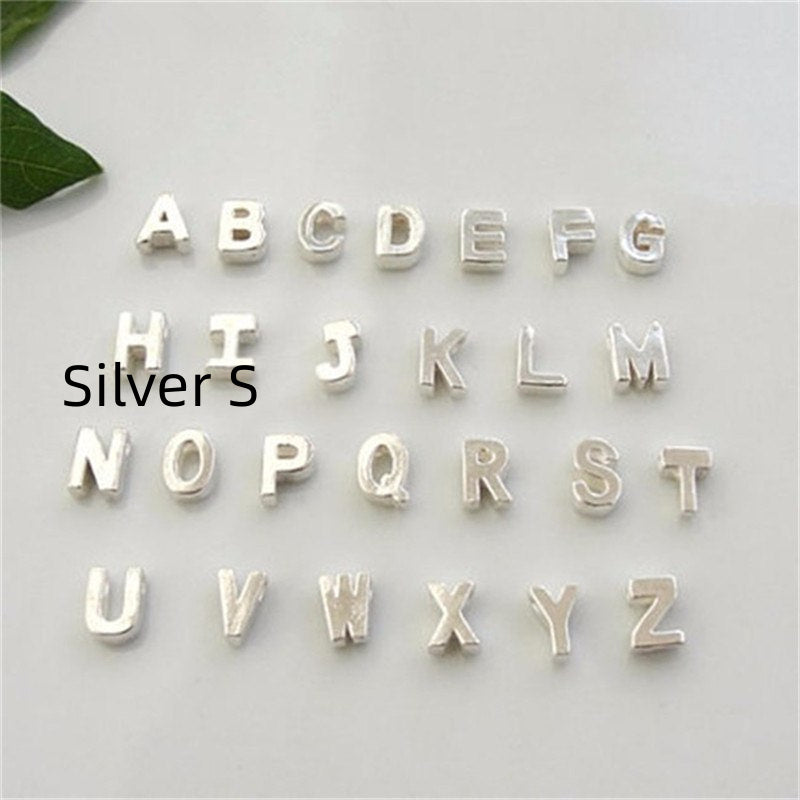 Peach Heart Shaped Letter Necklace Clavicle Chain Necklace - 𝓢𝓱𝓸𝓹𝓵𝓮𝓬𝔂