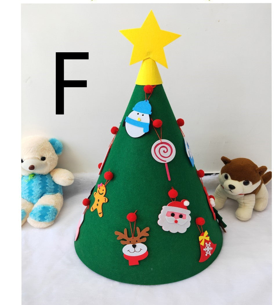DIY Felt Christmas Tree With Three-dimensional Christmas Tree - 𝓢𝓱𝓸𝓹𝓵𝓮𝓬𝔂