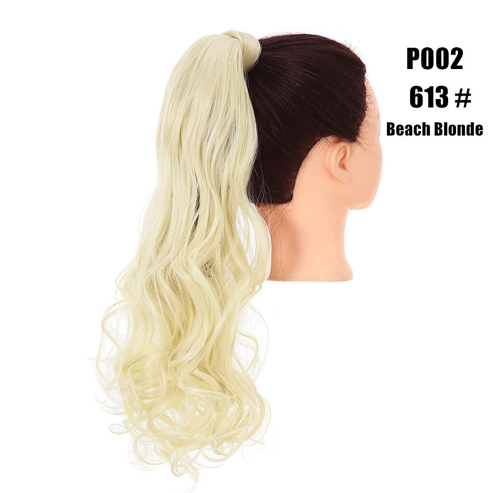 European And American Style Wig Fluffy Natural Ponytail - 𝓢𝓱𝓸𝓹𝓵𝓮𝓬𝔂