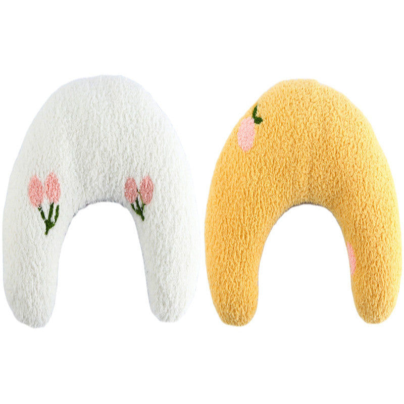 Little Pillow For Cats Fashion Neck Protector Deep Sleep Puppy U-Shaped Pillow Pets Pillow Kitten Headrest Dog Sleeping Pillow Pet Products - 𝓢𝓱𝓸𝓹𝓵𝓮𝓬𝔂