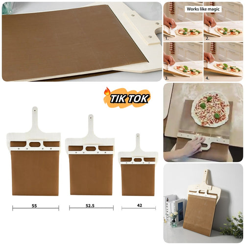 3 Sizes Sliding Pizza Peel Shovel Storage Board Pala Pizza Scorrevole Wooden Handle Transfer Pizza Kitchen Gadgets - 𝓢𝓱𝓸𝓹𝓵𝓮𝓬𝔂