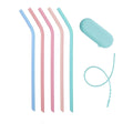 Color Silicone Straw Suit Food Grade - 𝓢𝓱𝓸𝓹𝓵𝓮𝓬𝔂