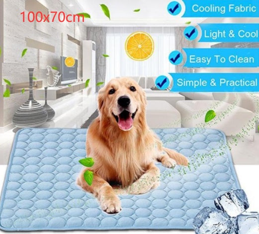 Pet Dog Cat Ice Silk Cold Nest Pad For Cooling In Summer - 𝓢𝓱𝓸𝓹𝓵𝓮𝓬𝔂