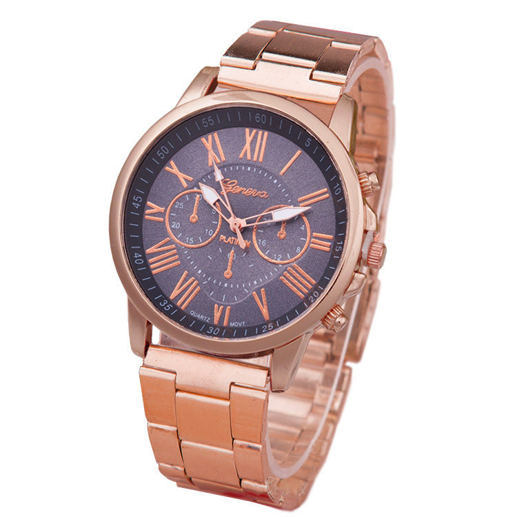 Women's Leisure Alloy Steel Belt Quartz Watch - 𝓢𝓱𝓸𝓹𝓵𝓮𝓬𝔂