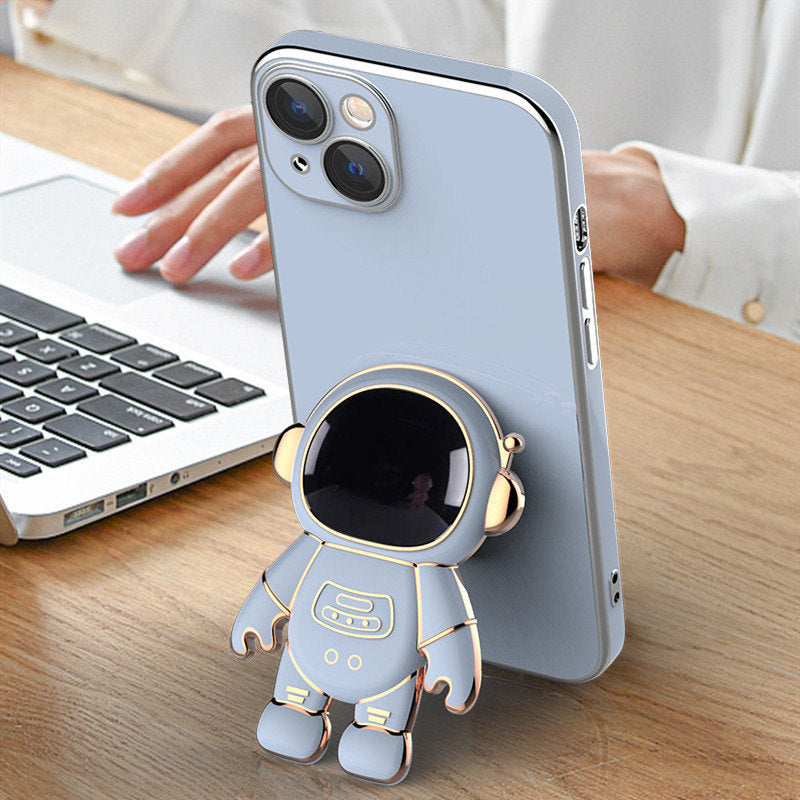 3D Astronaut Phone Case Anti-Drop Electroplating Bracket - 𝓢𝓱𝓸𝓹𝓵𝓮𝓬𝔂