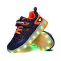 Size 26-37 Kids Led USB Recharge Glowing Shoes Children's Hook Loop - 𝓢𝓱𝓸𝓹𝓵𝓮𝓬𝔂