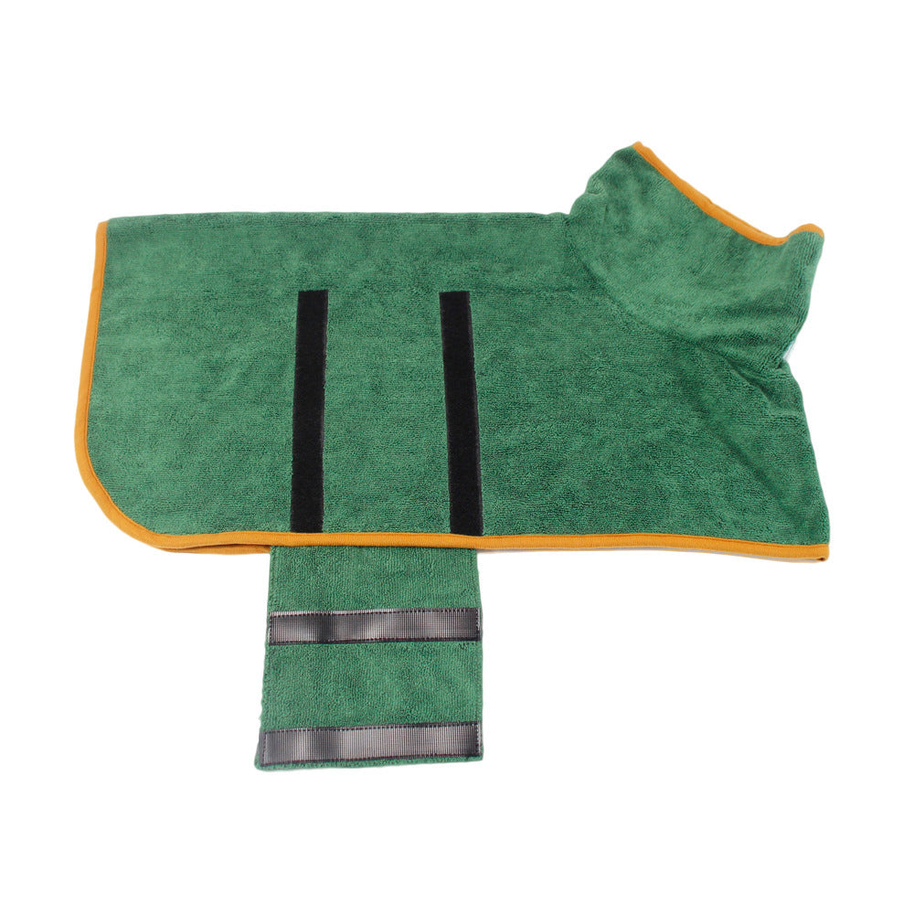 Absorbent Pet Bathrobe With Waist-wrapped Microfiber - 𝓢𝓱𝓸𝓹𝓵𝓮𝓬𝔂