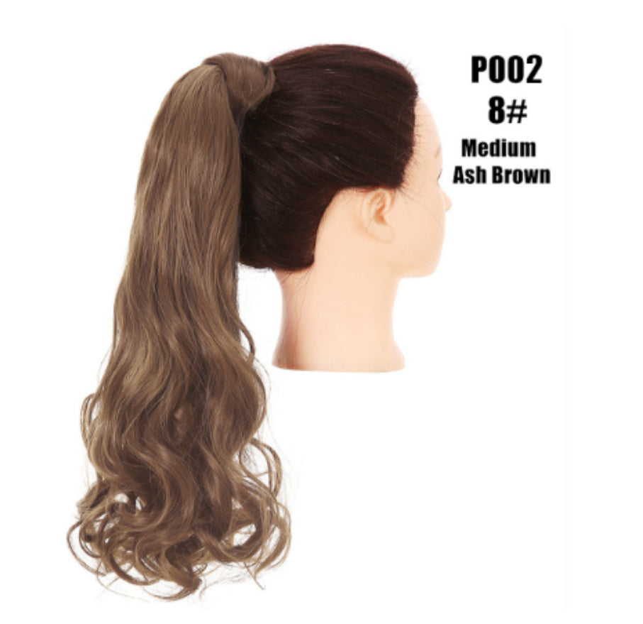 European And American Style Wig Fluffy Natural Ponytail - 𝓢𝓱𝓸𝓹𝓵𝓮𝓬𝔂