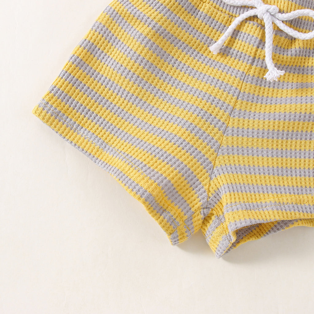 Children's Waffle Stripe Short Sleeve - 𝓢𝓱𝓸𝓹𝓵𝓮𝓬𝔂
