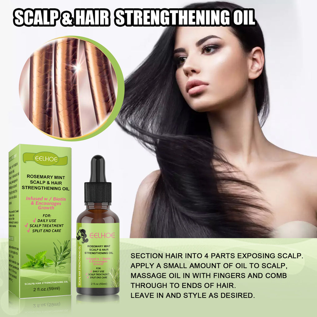 Rosemary Mint Hair Growth Fluid Scalp Massage - 𝓢𝓱𝓸𝓹𝓵𝓮𝓬𝔂