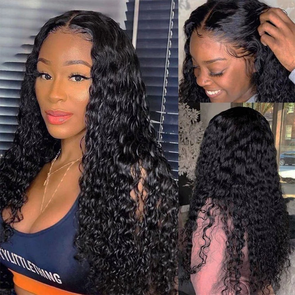 Curly Human Hair Wig Lace Hair Products - 𝓢𝓱𝓸𝓹𝓵𝓮𝓬𝔂