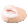 Deep Sleep Half-pack Semi-enclosed Dual-use Plush Round Pet Bed - 𝓢𝓱𝓸𝓹𝓵𝓮𝓬𝔂