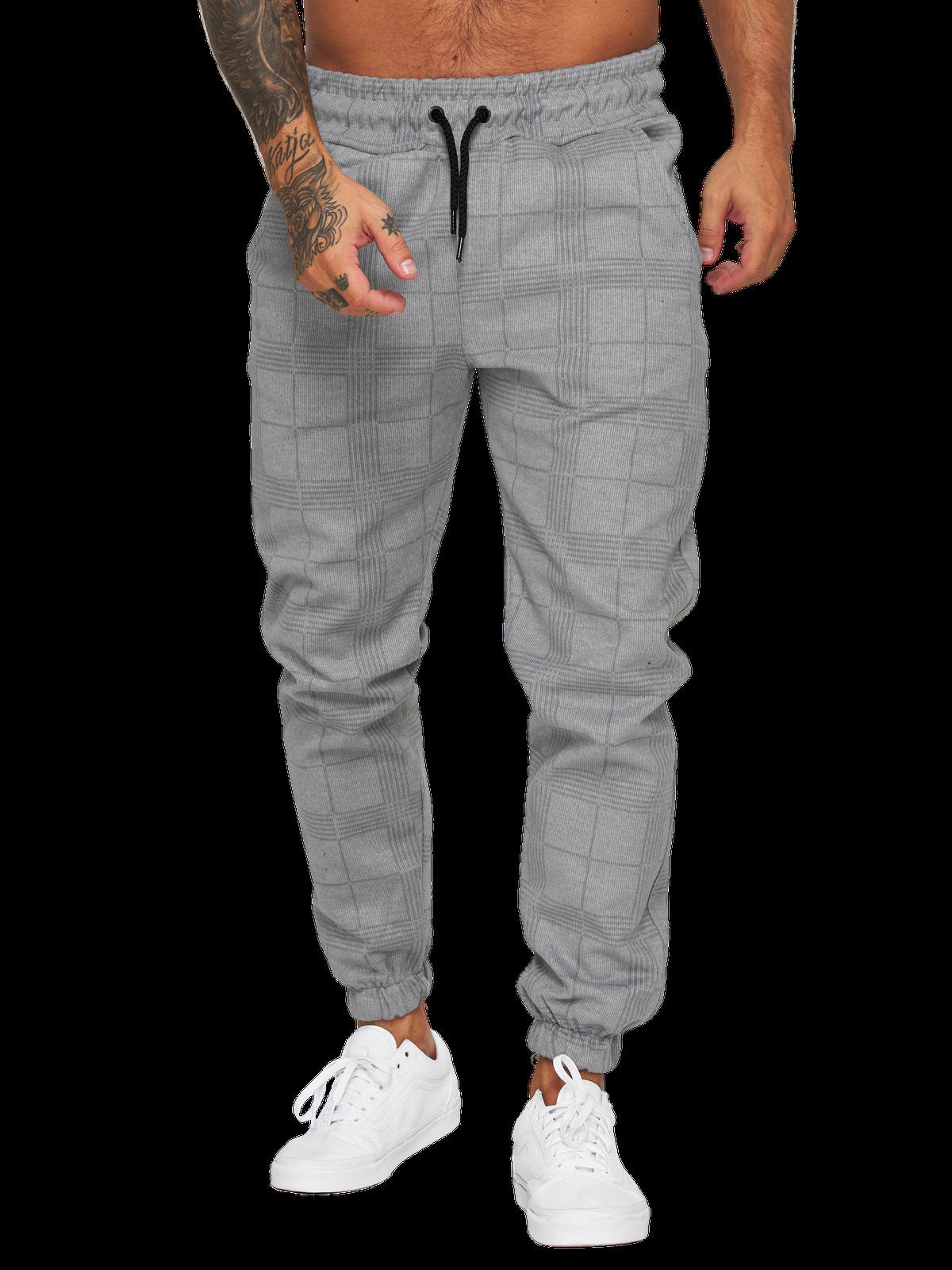 Checkered 3D Digital Print Casual Pants - 𝓢𝓱𝓸𝓹𝓵𝓮𝓬𝔂