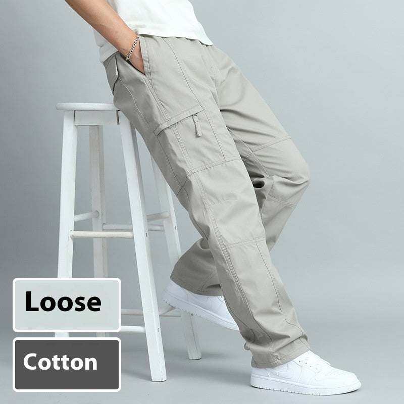 Overalls Men's Pure Cotton Casual Pants - 𝓢𝓱𝓸𝓹𝓵𝓮𝓬𝔂