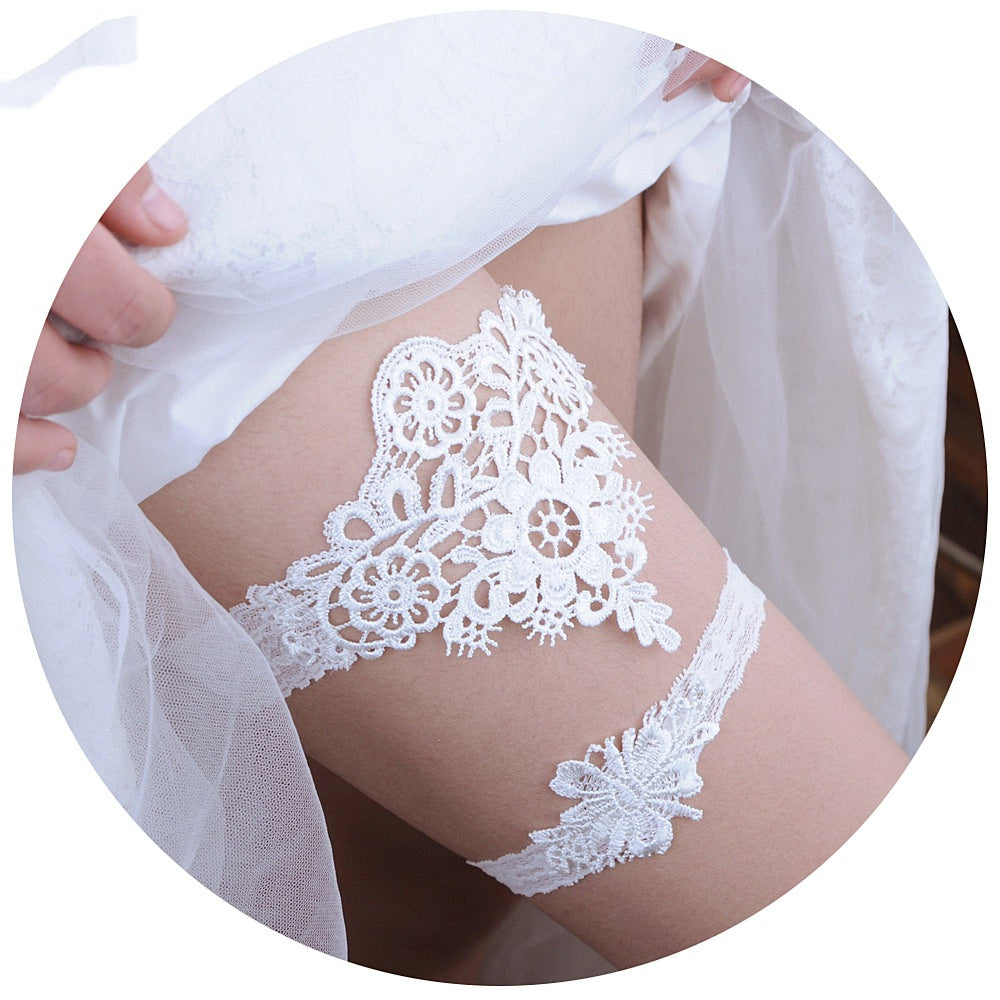 Lace Garter Belt Wedding Leg Loop Leg Strap - 𝓢𝓱𝓸𝓹𝓵𝓮𝓬𝔂