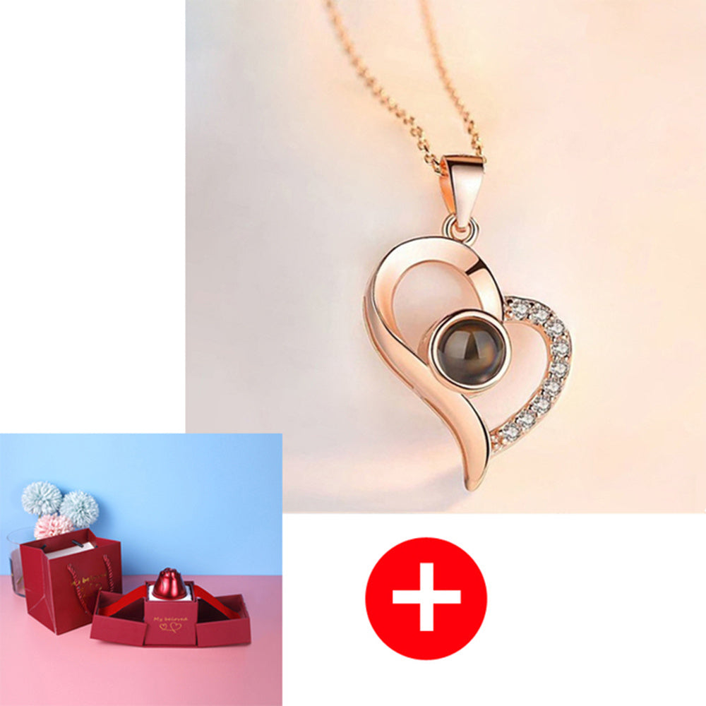 Hot Valentine's Day Gifts Metal Rose Jewelry Gift Box Necklace For Wedding Girlfriend Necklace Gifts - 𝓢𝓱𝓸𝓹𝓵𝓮𝓬𝔂