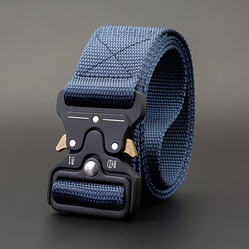 Men's Outdoor Nylon Elastic Buckle Belt Work Clothes Belt - 𝓢𝓱𝓸𝓹𝓵𝓮𝓬𝔂