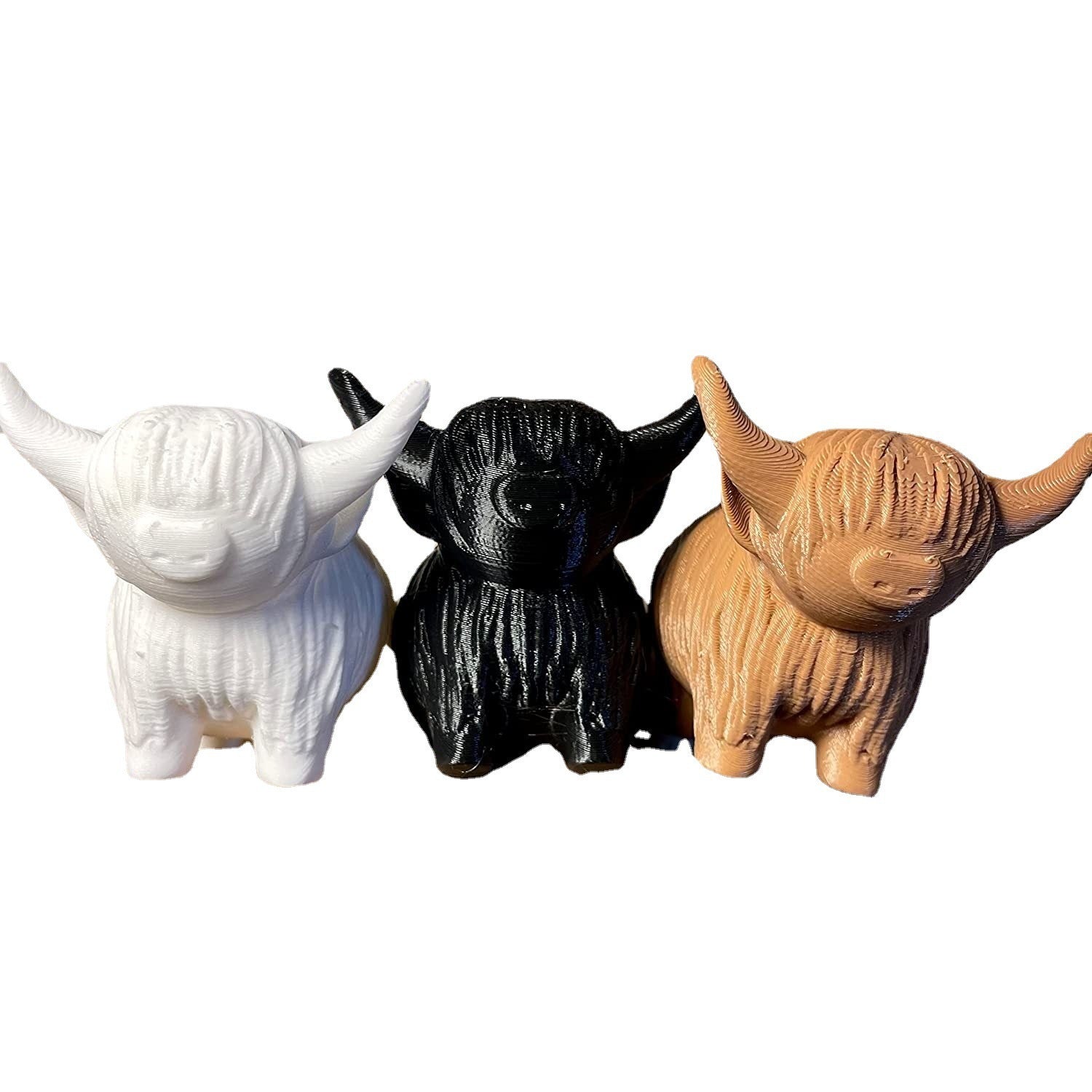 Creative Home Animal Highland Cow Ornaments Decorations - 𝓢𝓱𝓸𝓹𝓵𝓮𝓬𝔂