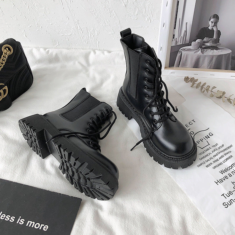 Internet Celebrity Thin Martin Booties Female Fashion - 𝓢𝓱𝓸𝓹𝓵𝓮𝓬𝔂