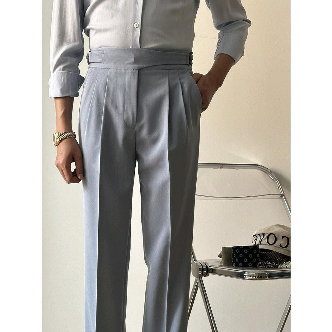 High Waist Slim Fit Business Casual Trousers - 𝓢𝓱𝓸𝓹𝓵𝓮𝓬𝔂