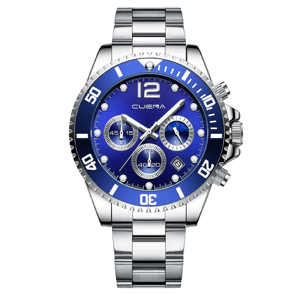 Fashion Casual Steel Band Six Needle Steel Band Watch - 𝓢𝓱𝓸𝓹𝓵𝓮𝓬𝔂