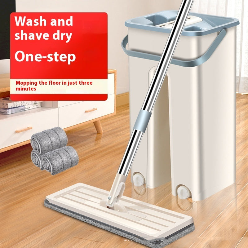 Household Wet And Dry Use Hand-free Flat Mop - 𝓢𝓱𝓸𝓹𝓵𝓮𝓬𝔂