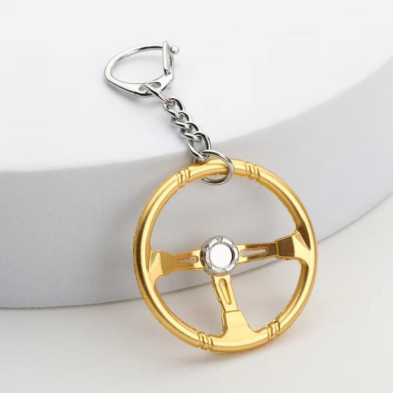Racing Steering Wheel Cool Modification Car Key Ring - 𝓢𝓱𝓸𝓹𝓵𝓮𝓬𝔂