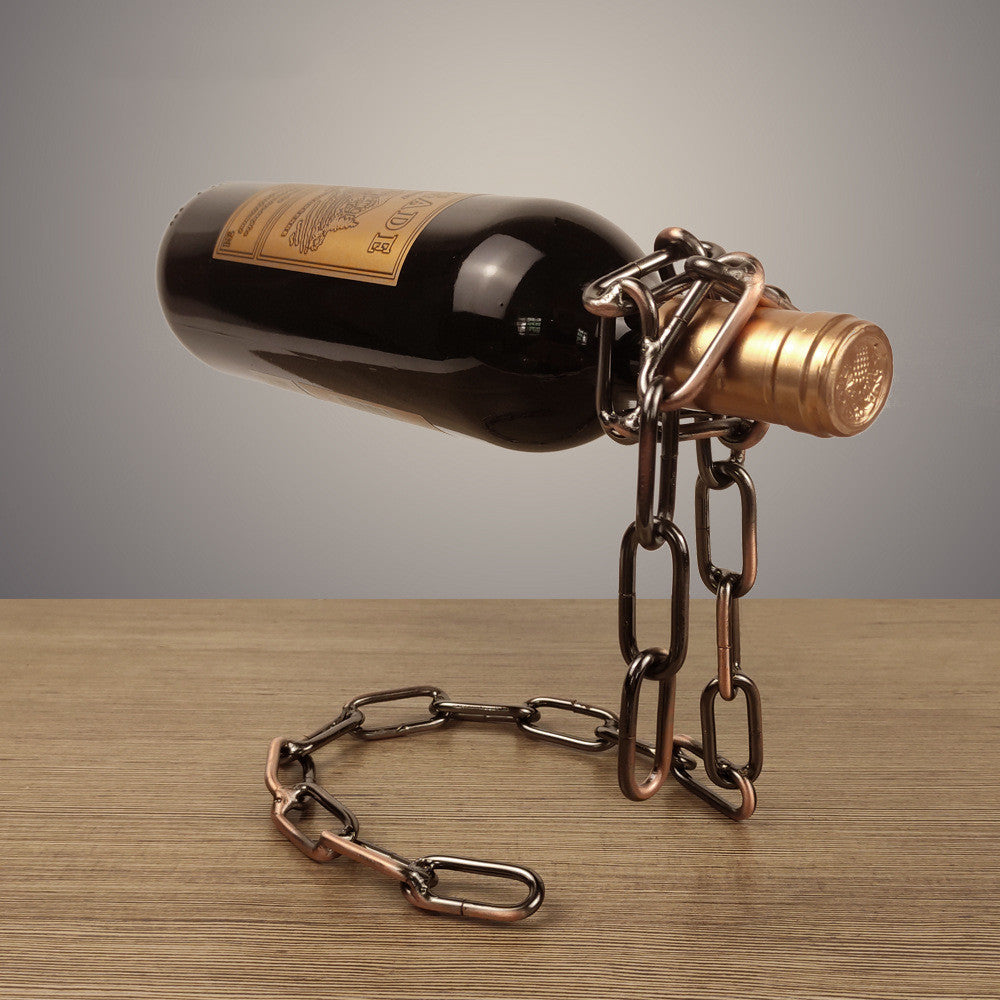 Odd Suspension Iron Chain Wine Rack Metal Chain Bracket - 𝓢𝓱𝓸𝓹𝓵𝓮𝓬𝔂