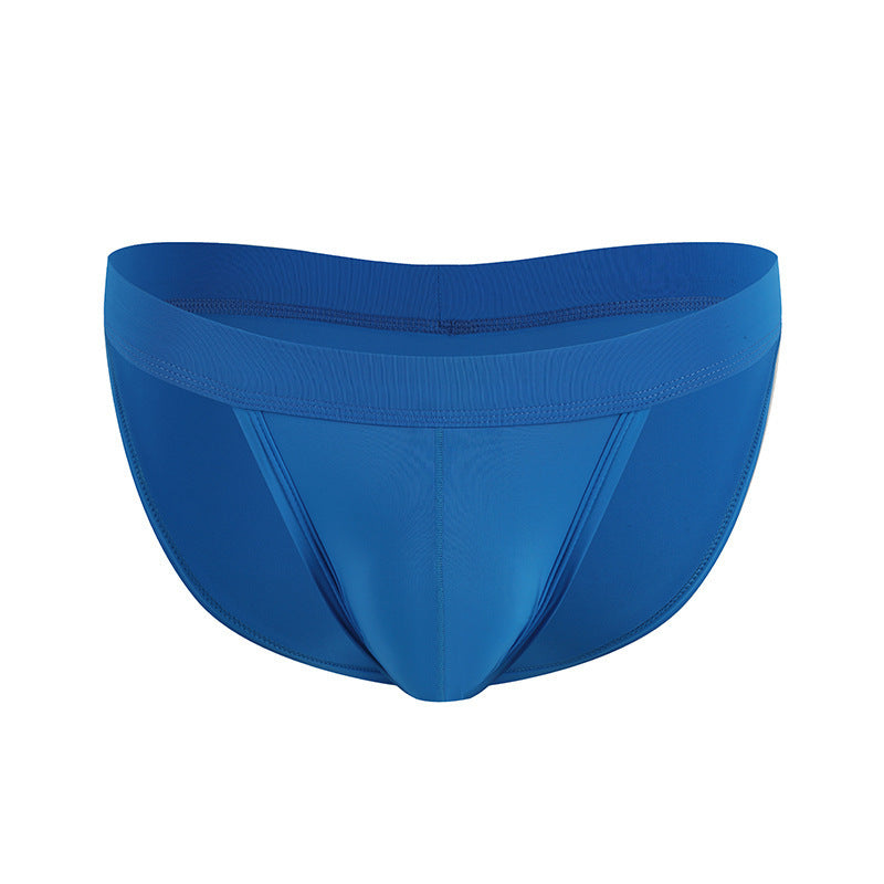 Low Waist Sexy Ice Silk Solid Color Underwear Men - 𝓢𝓱𝓸𝓹𝓵𝓮𝓬𝔂