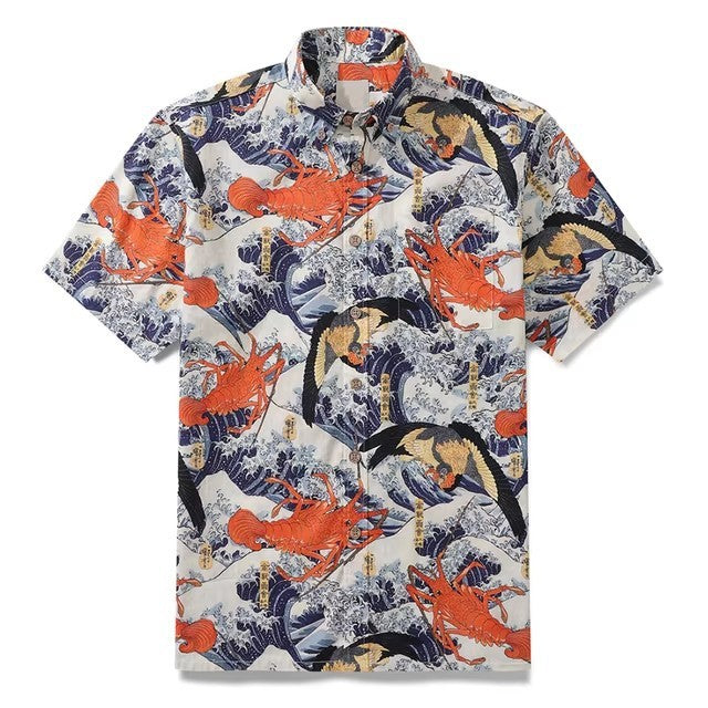 New Men's Shirt Hawaiian Tropical Style Animal Alohacamisha Style Street Digital Printing - 𝓢𝓱𝓸𝓹𝓵𝓮𝓬𝔂