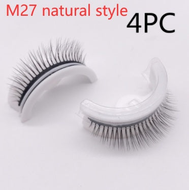 Reusable 3D Mink Lashes Natural False Eyelashes Self Adhesive Fake Glue Free Makeup Eyelash Extension Silk - 𝓢𝓱𝓸𝓹𝓵𝓮𝓬𝔂