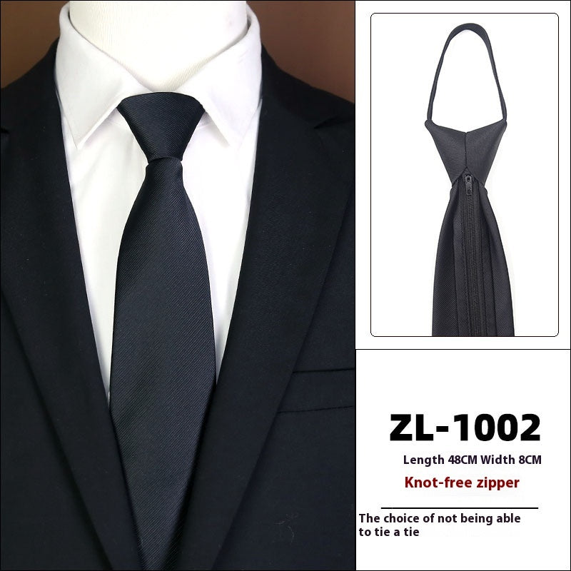 Men's Formal Wear Business Zipper Tie-free - 𝓢𝓱𝓸𝓹𝓵𝓮𝓬𝔂