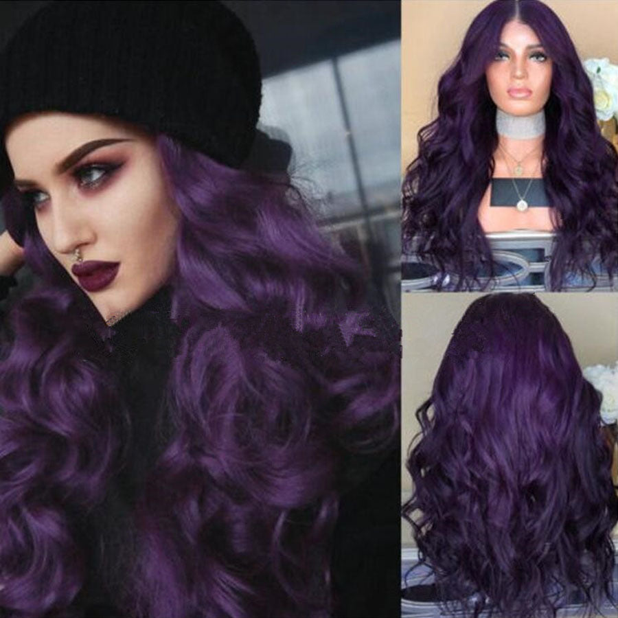 Large Wave Medium And Long Curly Hair Chemical Fiber Wig - 𝓢𝓱𝓸𝓹𝓵𝓮𝓬𝔂