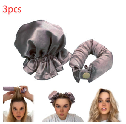 New Heatless Curl Stick With Cloth Cover Cute Ball Head Hair Curler Headband Hair Rollers Wave Form Curling Rod Hair Style Tools Gadgets - 𝓢𝓱𝓸𝓹𝓵𝓮𝓬𝔂