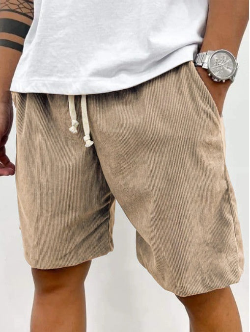 Lace-up Corduroy Men's Shorts Casual Pants - 𝓢𝓱𝓸𝓹𝓵𝓮𝓬𝔂