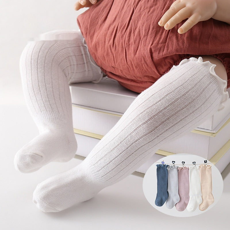 Children's Wooden Ear Over The Knee Mid-calf Length And Knee High Socks - 𝓢𝓱𝓸𝓹𝓵𝓮𝓬𝔂