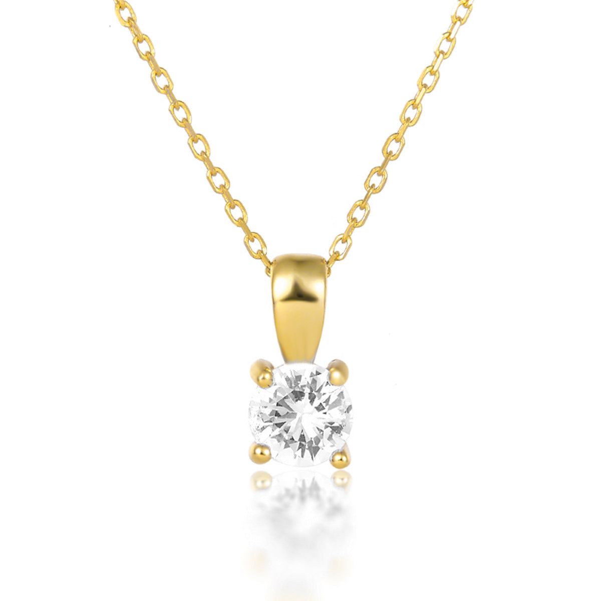 925 Sterling Silver December Birthday Stone Necklace Niche Senior Female - 𝓢𝓱𝓸𝓹𝓵𝓮𝓬𝔂