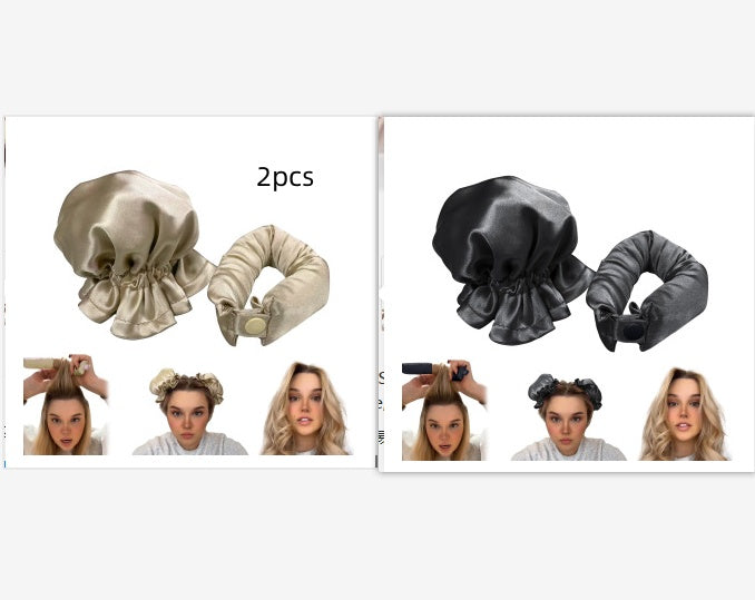 New Heatless Curl Stick With Cloth Cover Cute Ball Head Hair Curler Headband Hair Rollers Wave Form Curling Rod Hair Style Tools Gadgets - 𝓢𝓱𝓸𝓹𝓵𝓮𝓬𝔂