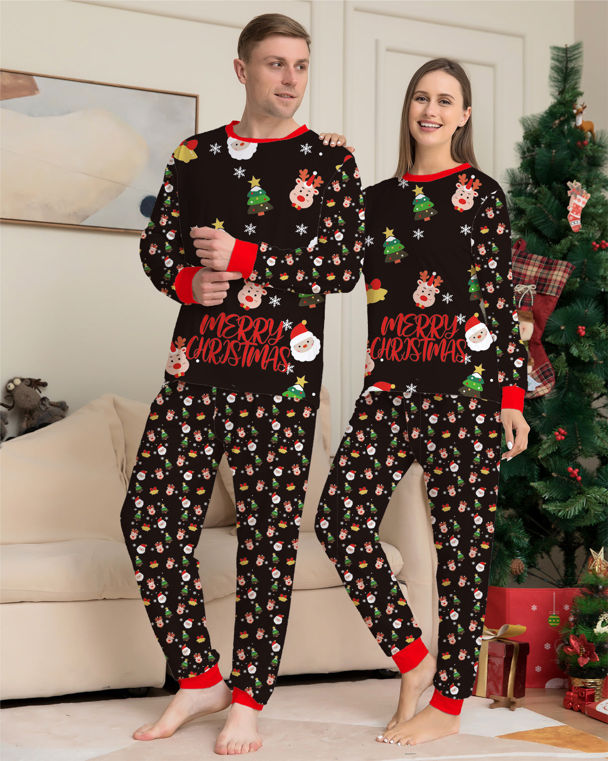 Family Christmas Matching Pajamas Set Christmas Pajamas For Family Christmas PJS Xmas Sleepwear - 𝓢𝓱𝓸𝓹𝓵𝓮𝓬𝔂