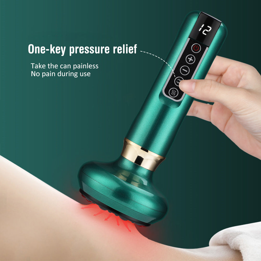 Electric Vacuum Cupping Massager For Body Anti-Cellulite Suction Cup Gua Sha Massage Body Cups Guasha Fat Burning Slimming Jars - 𝓢𝓱𝓸𝓹𝓵𝓮𝓬𝔂