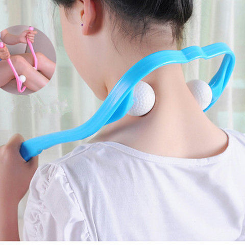 Plastic Pressure Point Therapy Neck Massageador Massagem Relieve Hand Roller Neck Massager For Neck Shoulder Trigger Point - 𝓢𝓱𝓸𝓹𝓵𝓮𝓬𝔂