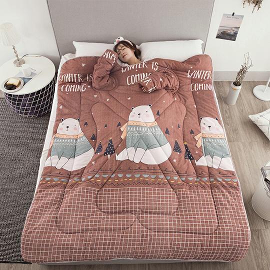 Winter Lazy Quilt with Sleeves - 𝓢𝓱𝓸𝓹𝓵𝓮𝓬𝔂