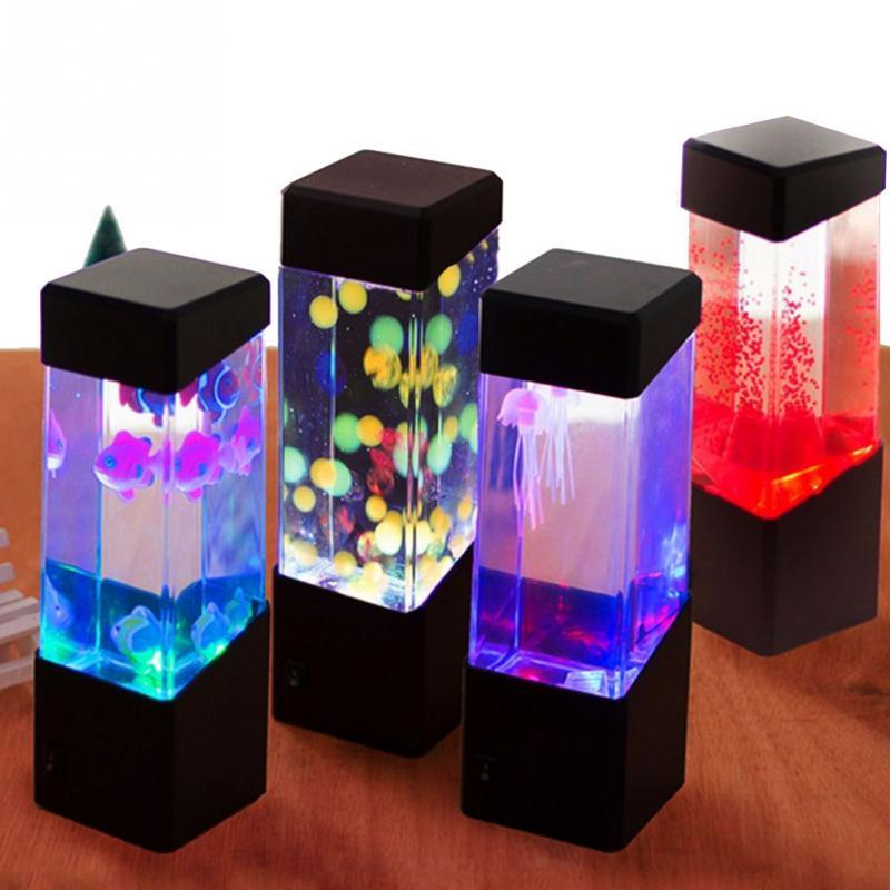 Colorful LED jellyfish night light - 𝓢𝓱𝓸𝓹𝓵𝓮𝓬𝔂