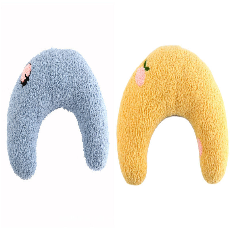 Little Pillow For Cats Fashion Neck Protector Deep Sleep Puppy U-Shaped Pillow Pets Pillow Kitten Headrest Dog Sleeping Pillow Pet Products - 𝓢𝓱𝓸𝓹𝓵𝓮𝓬𝔂