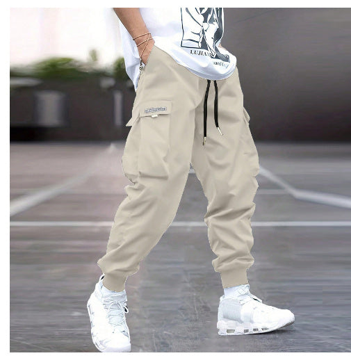 Multi-pocket Cargo Pants Men's Casual Hip-Hop Drawstring Trousers Outdoor Streetwear Sports Pant - 𝓢𝓱𝓸𝓹𝓵𝓮𝓬𝔂