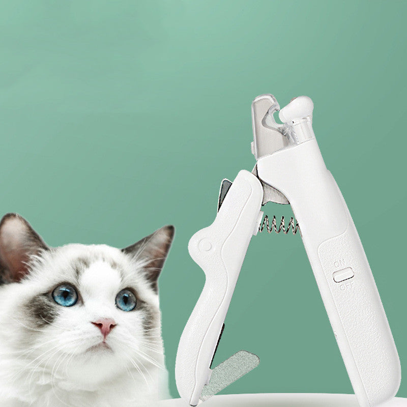 Pet Nail Clippers With LED Light Dogs Cat Nail Scissors Professional Trimmer Tool Care Grooming Supplies - 𝓢𝓱𝓸𝓹𝓵𝓮𝓬𝔂