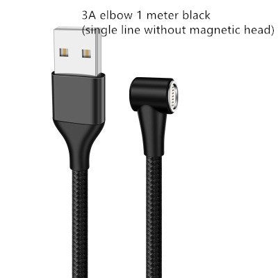 Compatible with Apple , Magnetic USB Cable Fast Charging Micro USB Type C Data Wire Cord Magnet Charger Mobile Phone Cable