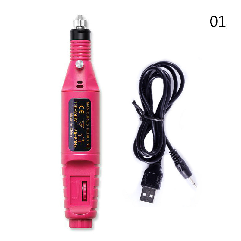 Electric Nail Drill Machine Manicure Machine Set USB Charging Mill Cutter For Manicure Nail File Pedicure Tool Nail Drill Set - 𝓢𝓱𝓸𝓹𝓵𝓮𝓬𝔂