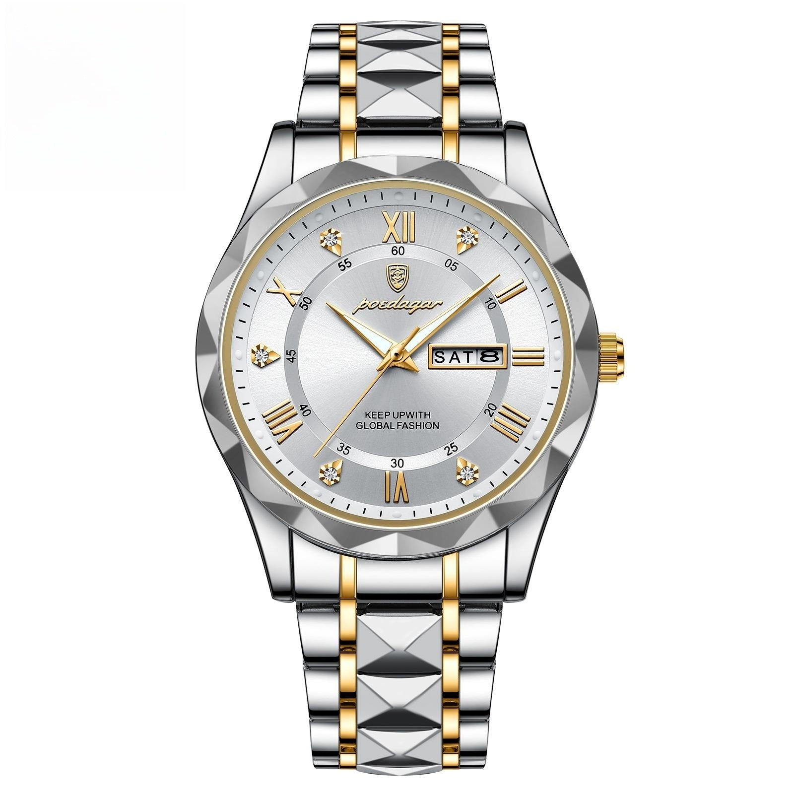 Men's Waterproof Double Calendar Luminous Quartz Watch - 𝓢𝓱𝓸𝓹𝓵𝓮𝓬𝔂